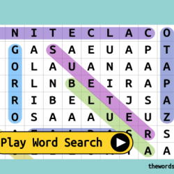 La ropa word search answer key