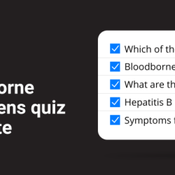 Bloodborne pathogens quiz true false